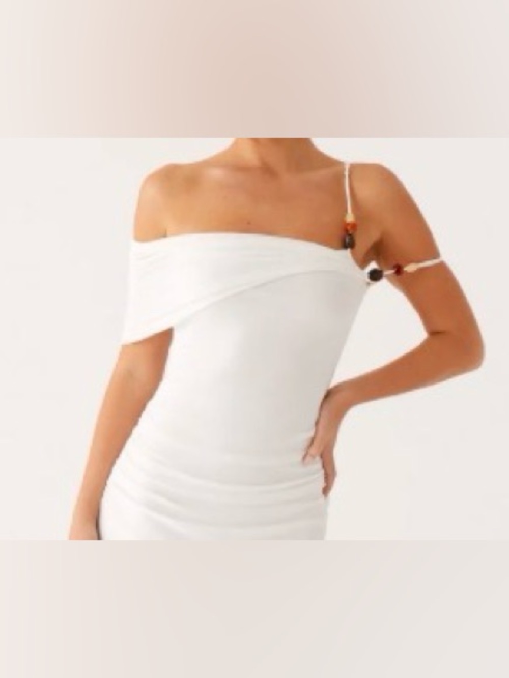Peppermayo Conquer Maxi Strapless Dress - White - Picture 5 of 9